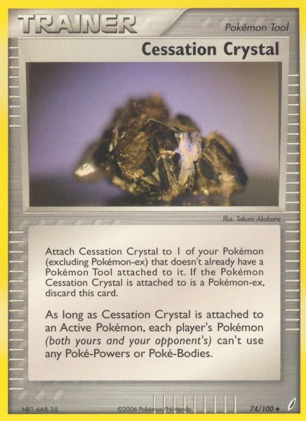 Cessation Crystal card from Crystal Guardians, number 74/100