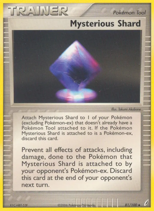 Mysterious Shard card from Crystal Guardians, number 81/100