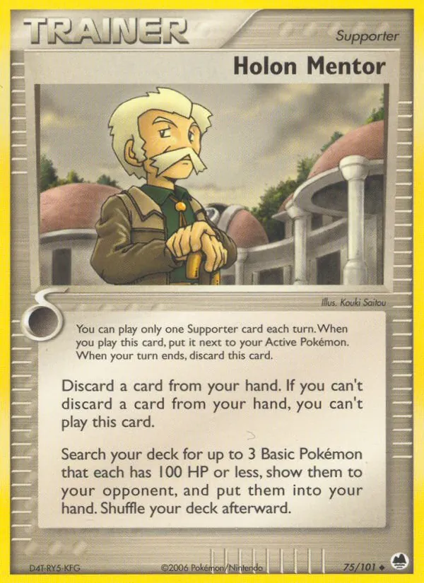 Holon Mentor card from Dragon Frontiers, number 75/101
