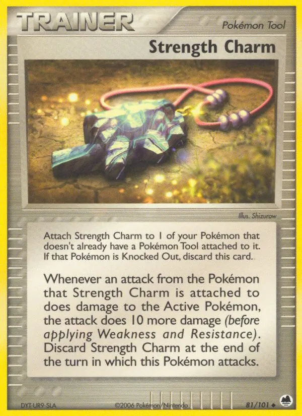 Strength Charm card from Dragon Frontiers, number 81/101