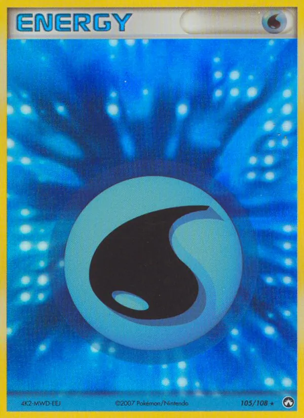 Water Energy card from Power Keepers, number 105/108