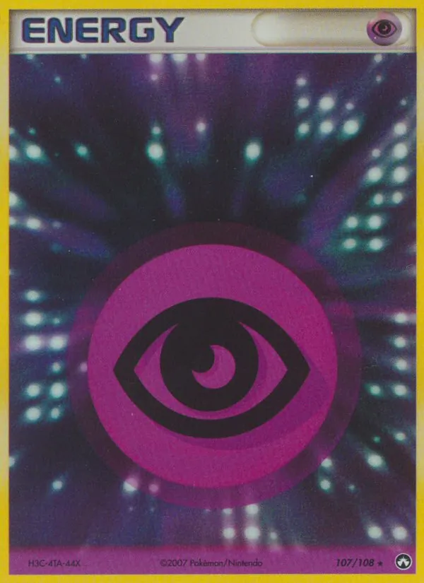 Psychic Energy card from Power Keepers, number 107/108
