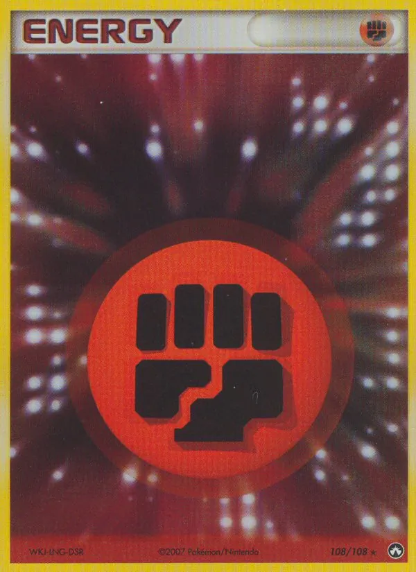 Fighting Energy card from Power Keepers, number 108/108