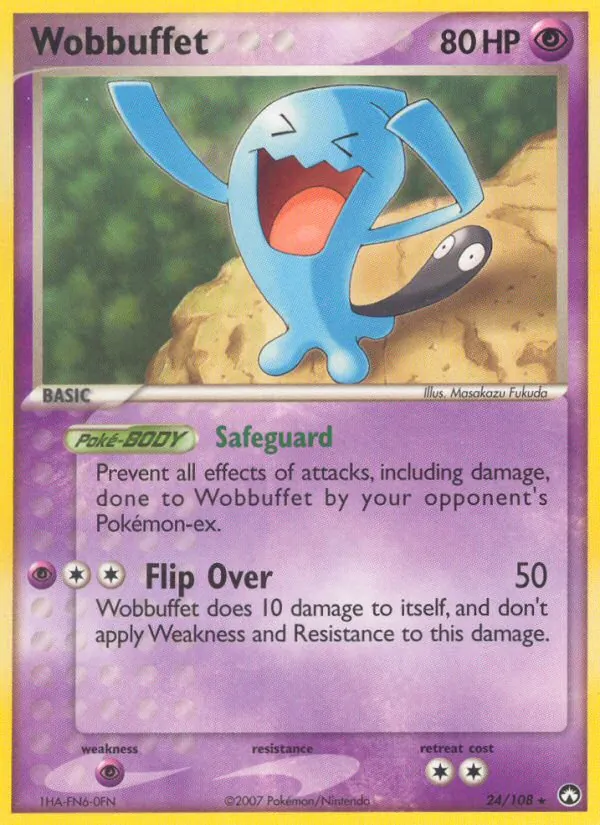 Wobbuffet card from Power Keepers, number 24/108