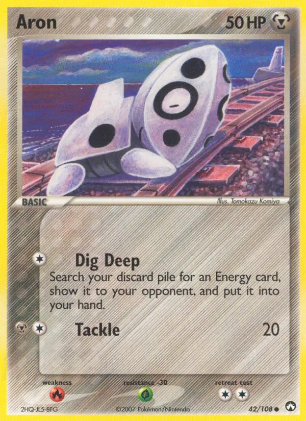 Aron card from Power Keepers, number 42/108