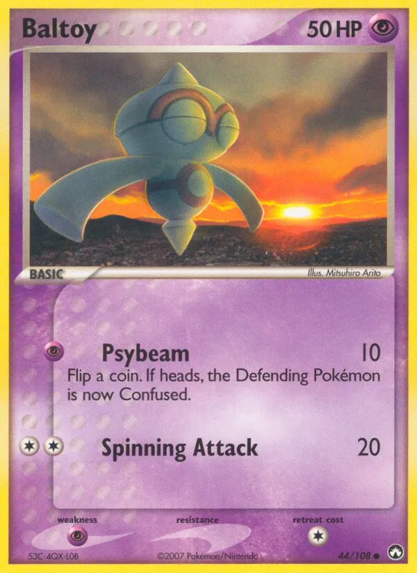 Baltoy card from Power Keepers, number 44/108