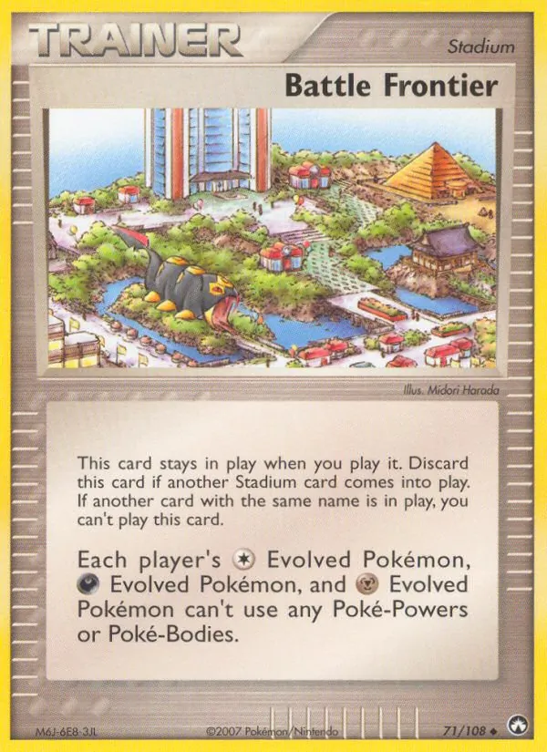 Battle Frontier card from Power Keepers, number 71/108