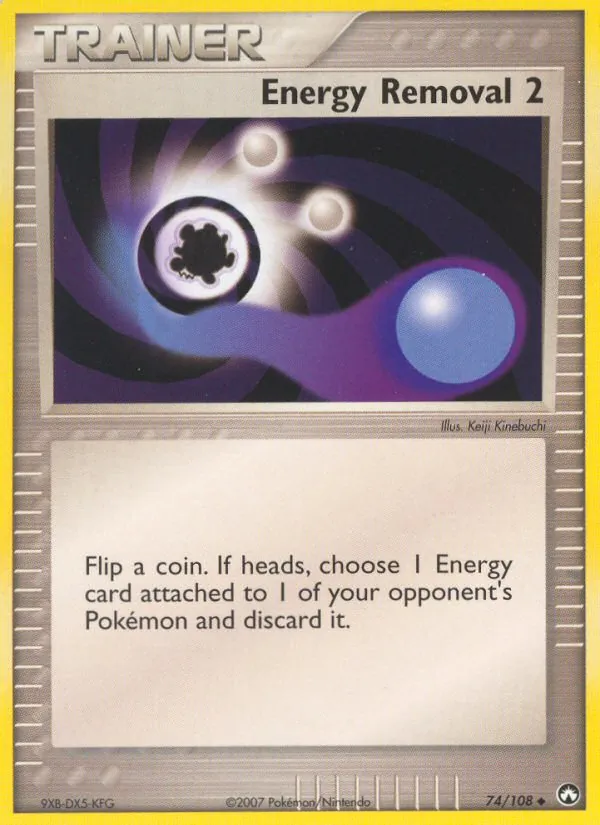 Energy Removal 2 card from Power Keepers, number 74/108