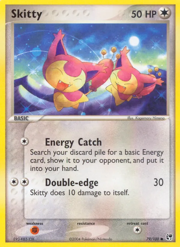 Kaart Skitty uit Sandstorm, nummer 79/100