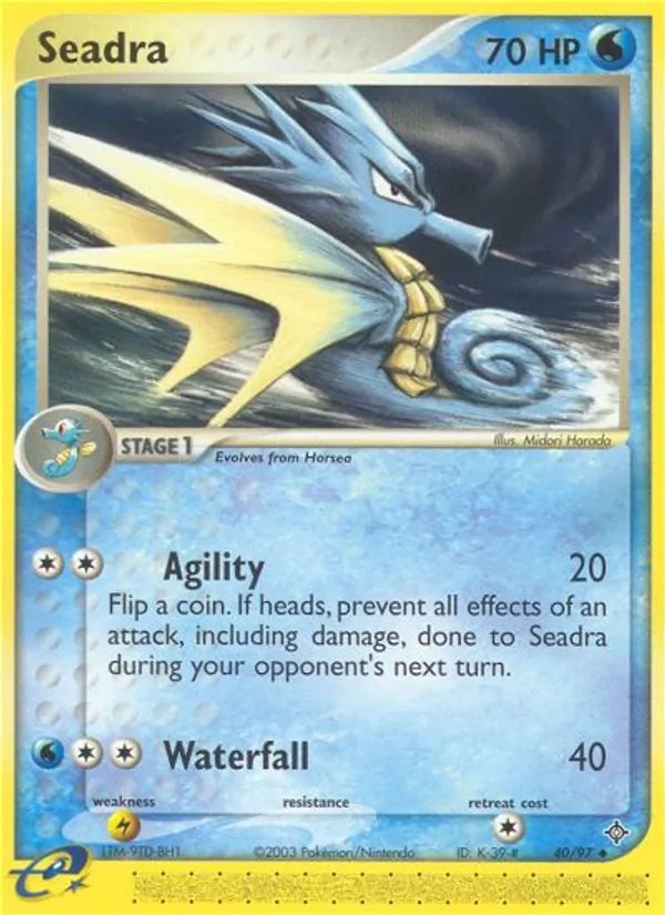 Kartu Seadra dari Dragon, nomor 40/97
