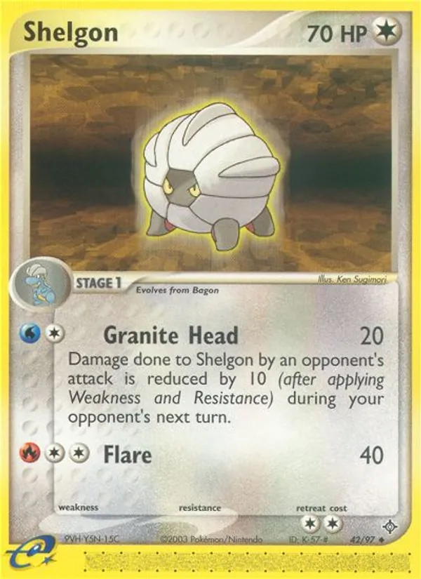 Kaart Shelgon uit Dragon, nummer 42/97