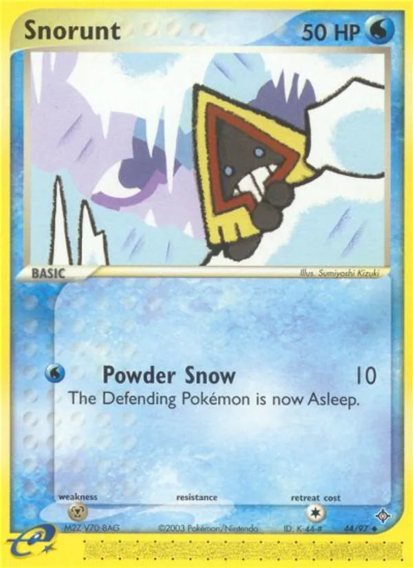 Kaart Snorunt uit Dragon, nummer 44/97