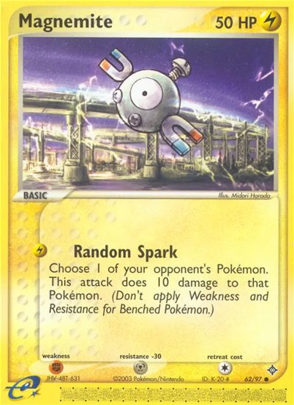 Karte Magnetilo aus EX Drache, Nummer 62/97