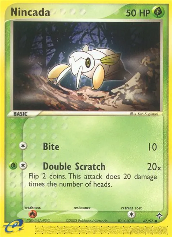 Kartu Nincada dari Dragon, nomor 67/97