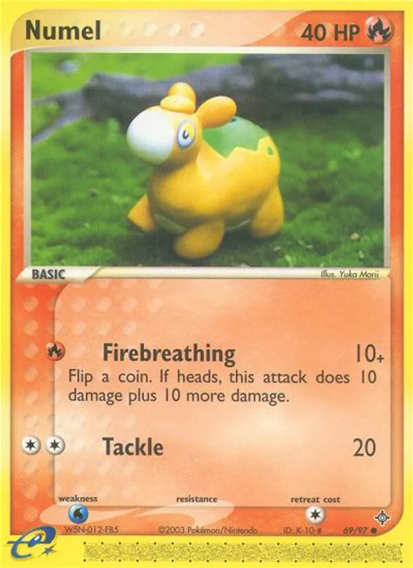 Kartu Numel dari Dragon, nomor 69/97