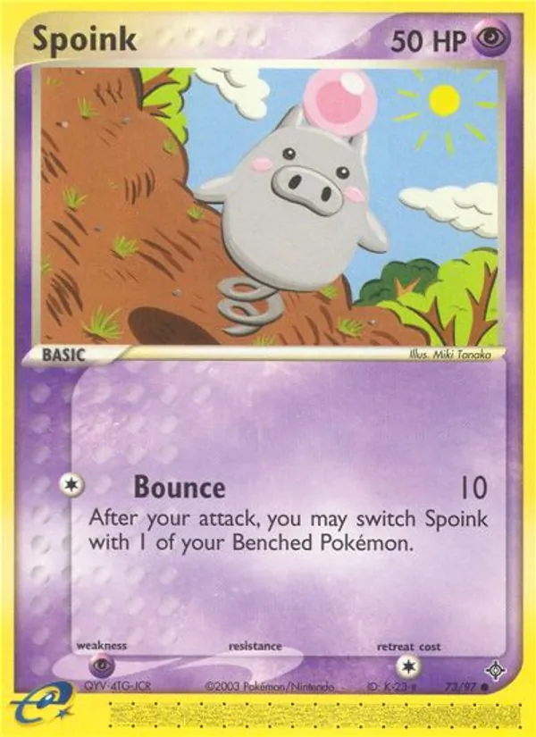 Kaart Spoink uit Dragon, nummer 73/97