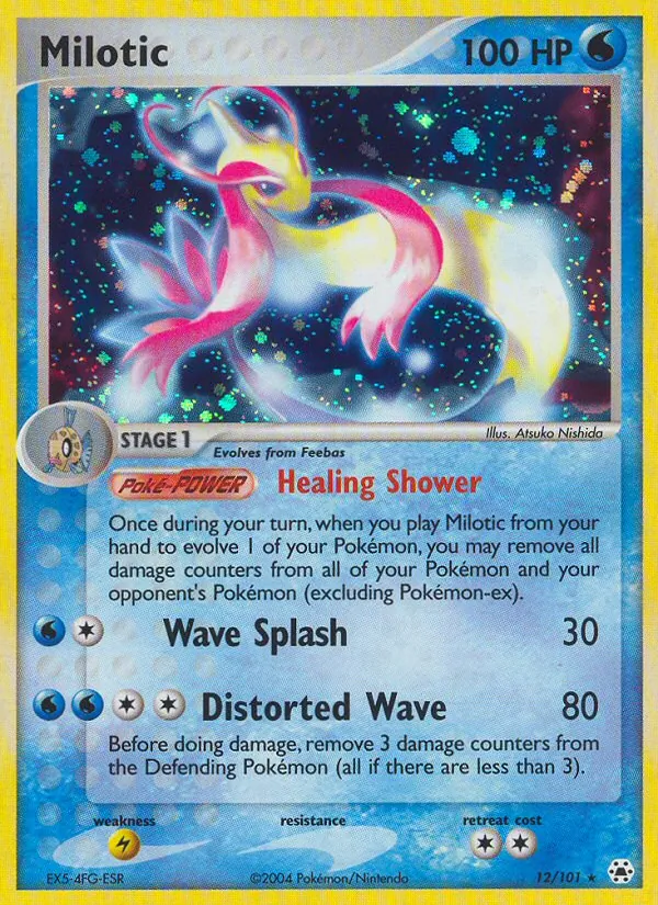Milotic card from Hidden Legends, number 12/101