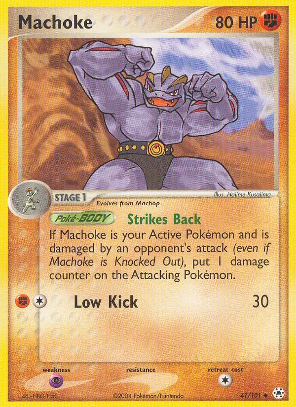Kaart Machoke uit Hidden Legends, nummer 41/101