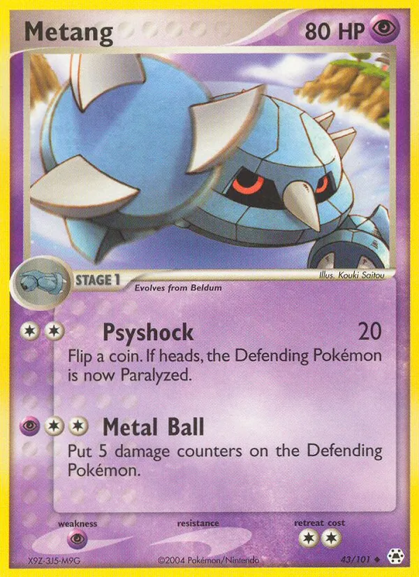 Metang card from Hidden Legends, number 43/101