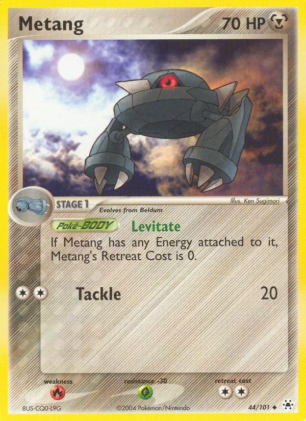 Kaart Metang uit Hidden Legends, nummer 44/101