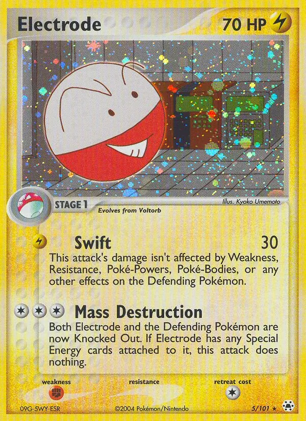Electrode card from Hidden Legends, number 5/101