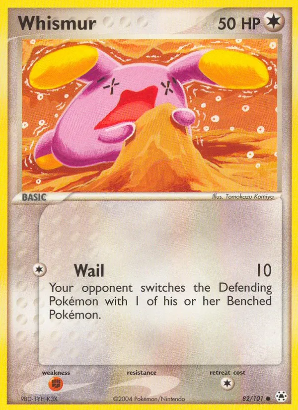 Kartu Whismur dari Hidden Legends, nomor 82/101