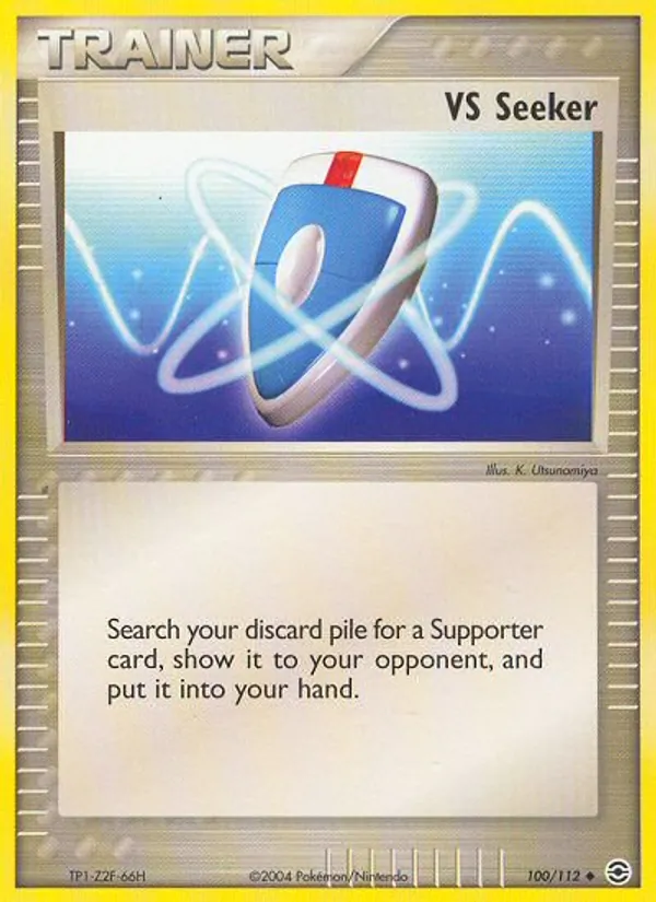 VS Seeker card from FireRed & LeafGreen, number 100/112
