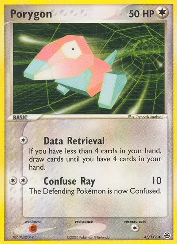 Kaart Porygon uit FireRed & LeafGreen, nummer 47/112
