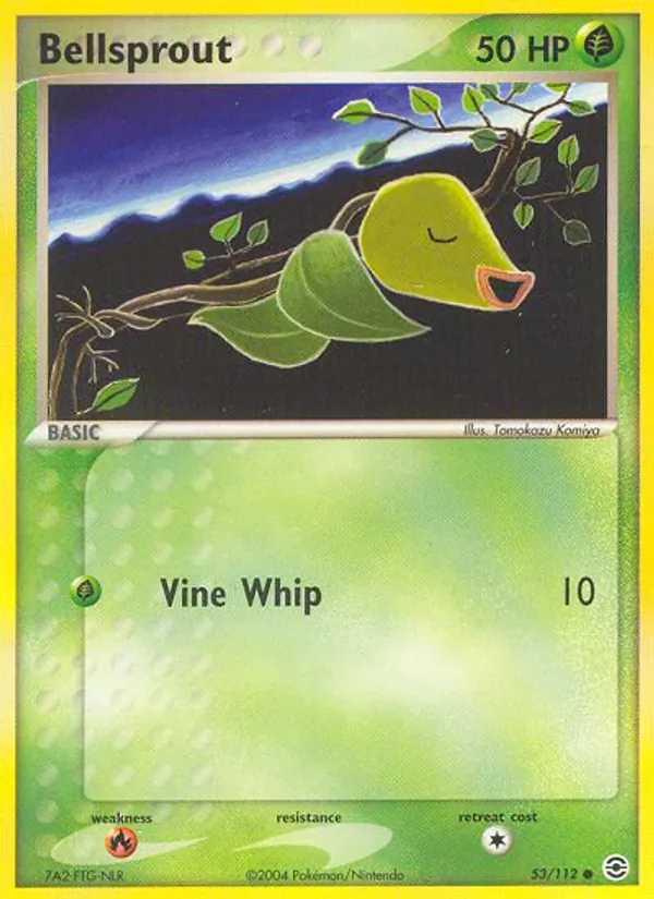Kaart Bellsprout uit FireRed & LeafGreen, nummer 53/112