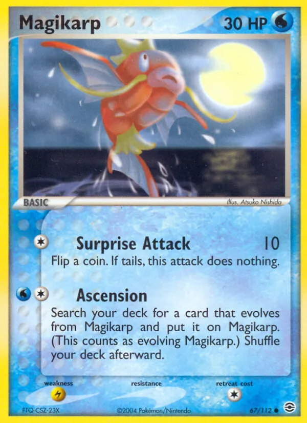 Kartu Magikarp dari FireRed & LeafGreen, nomor 67/112