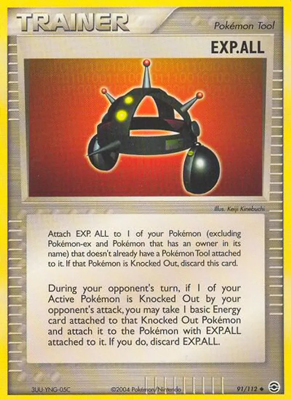 Kartu EXP. ALL dari FireRed & LeafGreen, nomor 91/112