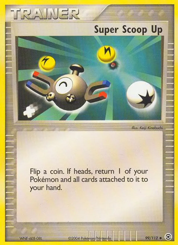 Kaart Super Scoop Up uit FireRed & LeafGreen, nummer 99/112