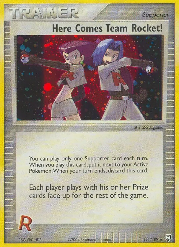 Here Comes Team Rocket! card from Team Rocket Returns, number 111/109