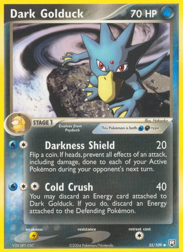 Karte Dark Golduck aus Team Rocket Returns, Nummer 35/109