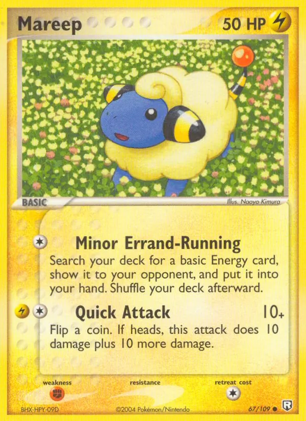 Kartu Mareep dari Team Rocket Returns, nomor 67/109
