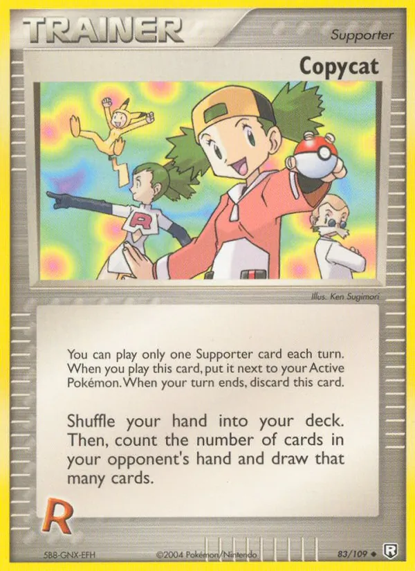 Carta Copycat dell'espansione Team Rocket Returns, numero 83/109