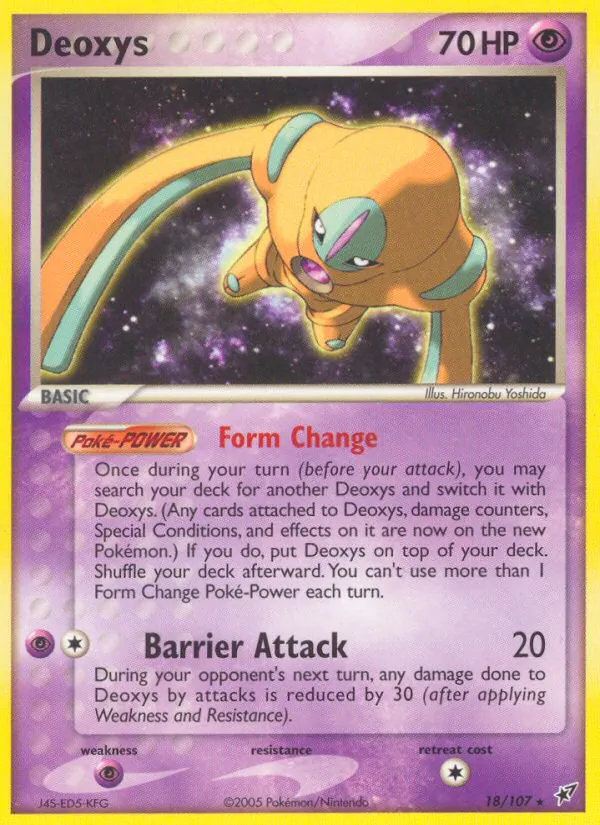 Kartu Deoxys dari Deoxys, nomor 18/107
