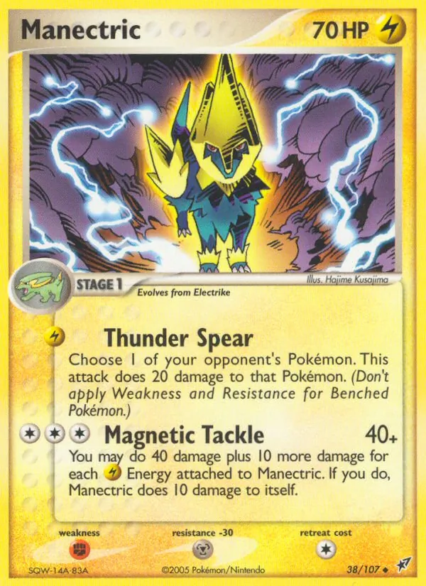 Kartu Manectric dari Deoxys, nomor 38/107