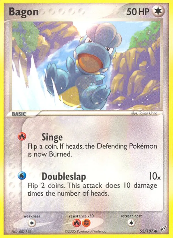 Kartu Bagon dari Deoxys, nomor 52/107