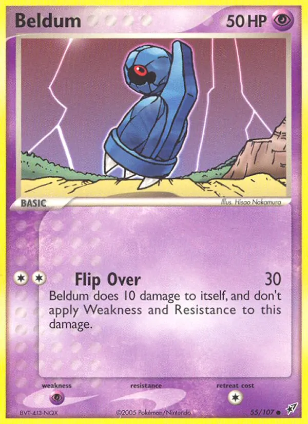 Kartu Beldum dari Deoxys, nomor 55/107