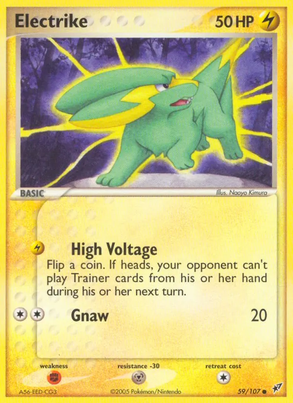 Electrike card from Deoxys, number 59/107
