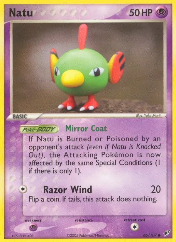Kaart Natu uit Deoxys, nummer 66/107