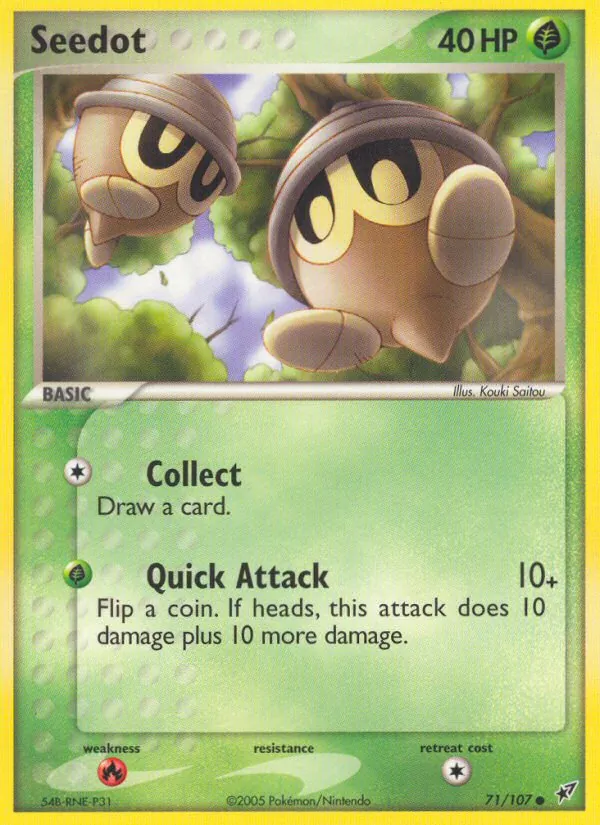Kartu Seedot dari Deoxys, nomor 71/107