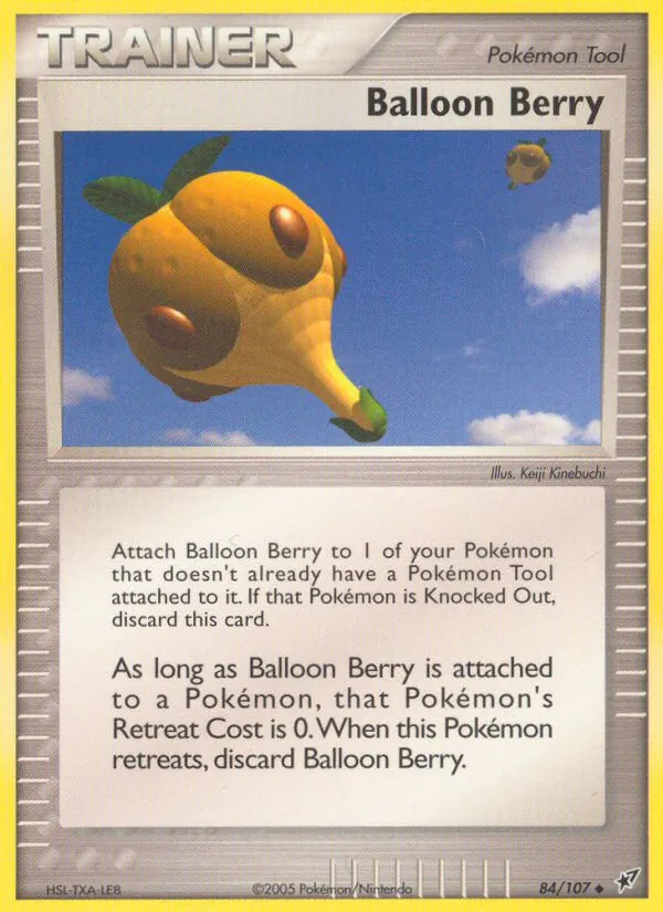 Kaart Balloon Berry uit Deoxys, nummer 84/107
