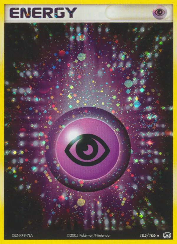 Psychic Energy card from Emerald, number 105/106