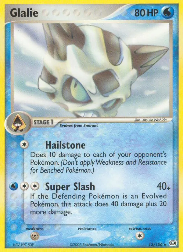 Kartu Glalie dari Emerald, nomor 13/106