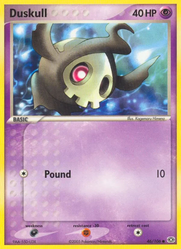 Kartu Duskull dari Emerald, nomor 46/106