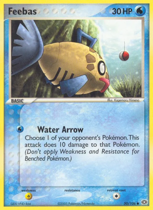 Kaart Feebas uit Emerald, nummer 50/106