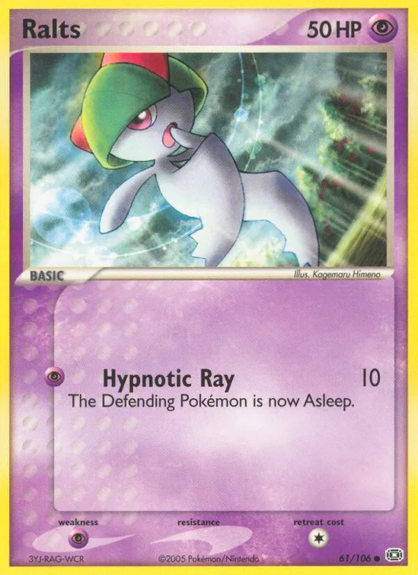 Kartu Ralts dari Emerald, nomor 61/106