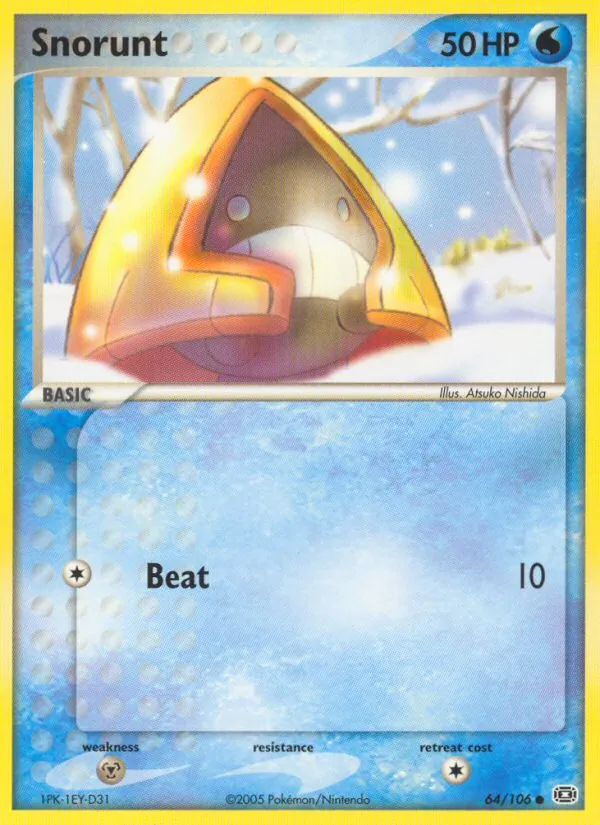 Kartu Snorunt dari Emerald, nomor 64/106